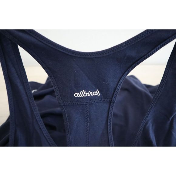 allbirds AK0013W003 Women's Sz Large True Navy Blue Natural Flow Studio Tank Top - Picture 4 of 9